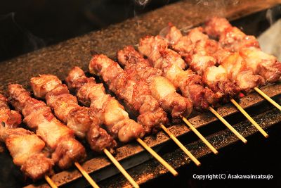 やきとり古銭様　メニュー用写真撮影　出張撮影